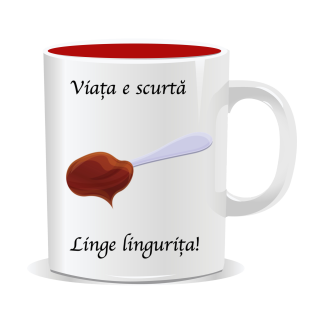 Cană personalizată cu mesaj amuzant