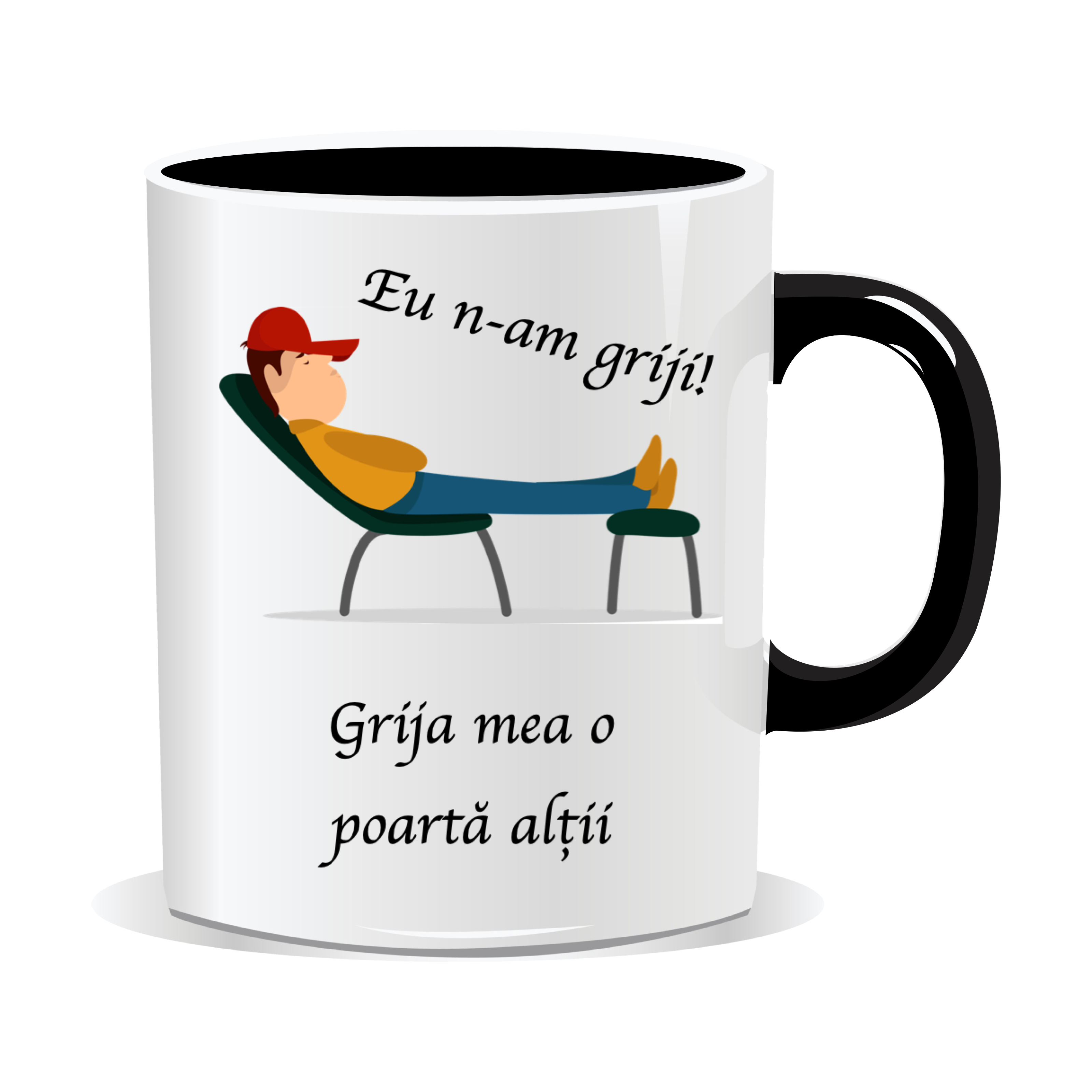 Cană personalizată cu mesaj amuzant