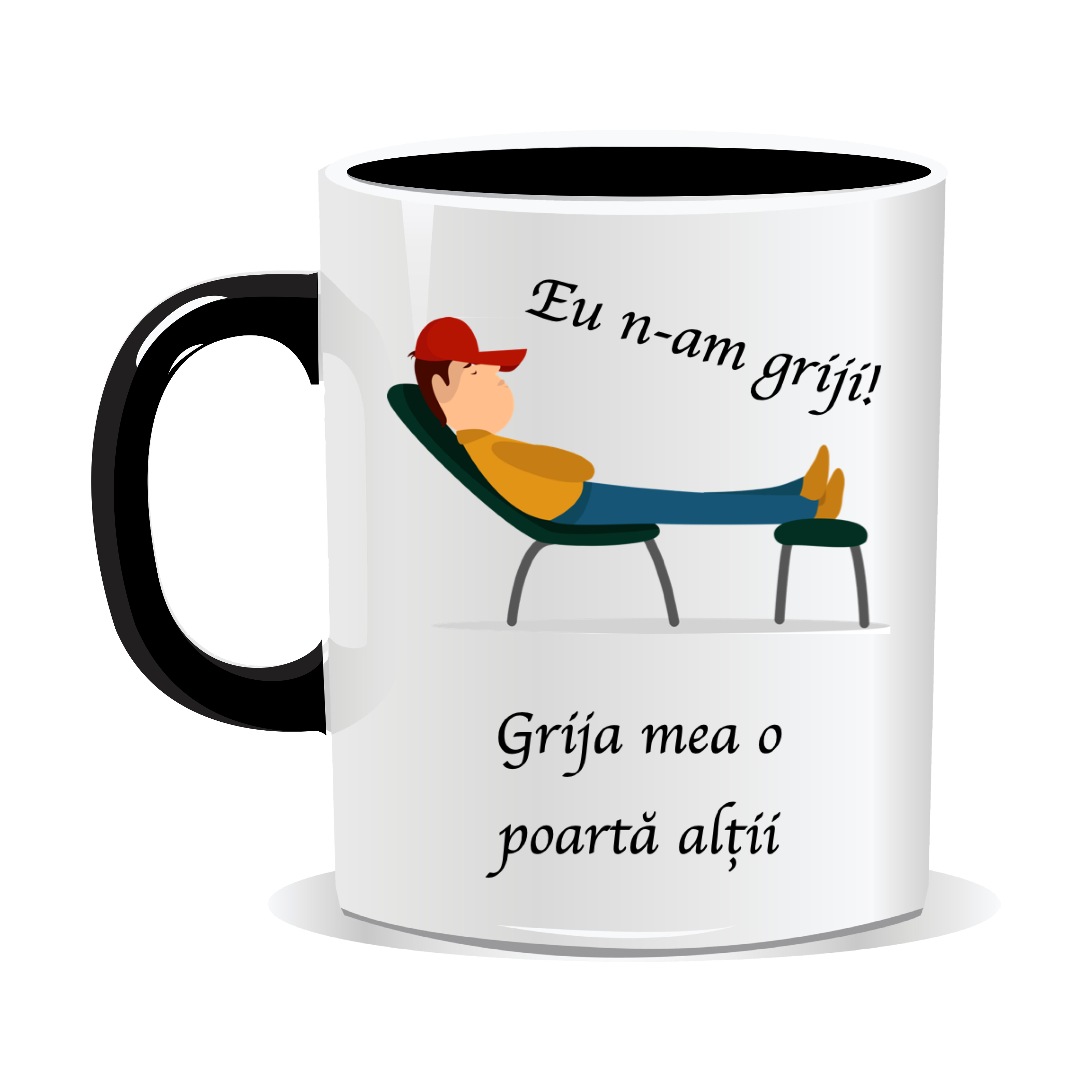 Cană personalizată cu mesaj amuzant