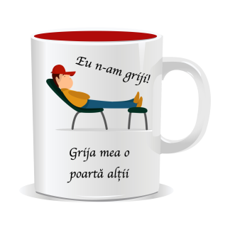 Cană personalizată cu mesaj amuzant