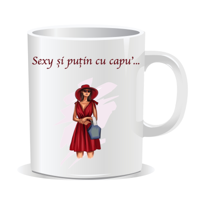 Cană personalizată cu mesaj amuzant