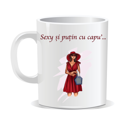 Cană personalizată cu mesaj amuzant