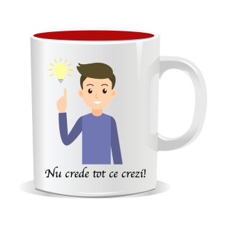 Cană personalizată cu mesaj amuzant