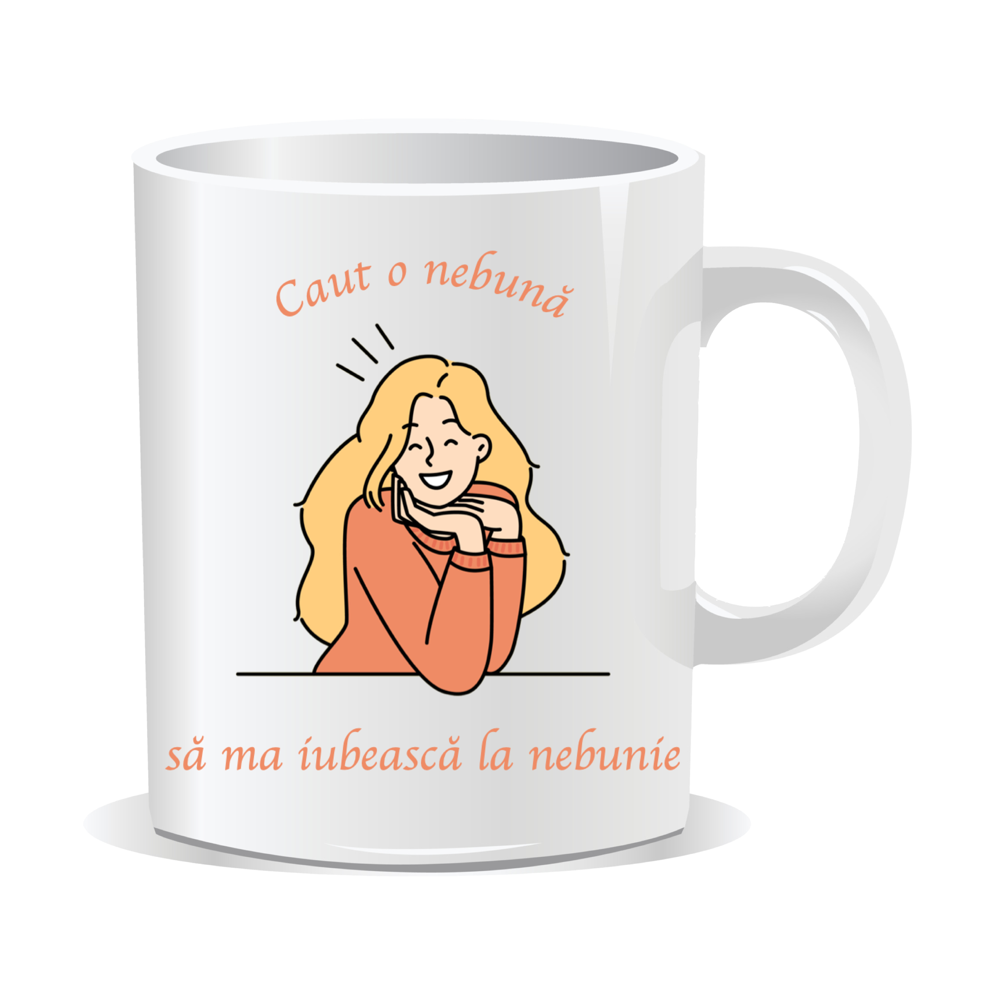 Cană personalizată cu mesaj amuzant