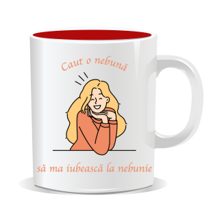 Cană personalizată cu mesaj amuzant