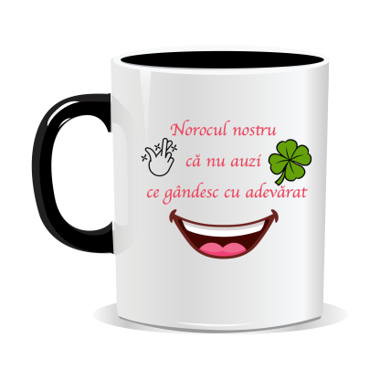 Cană personalizată cu mesaj amuzant