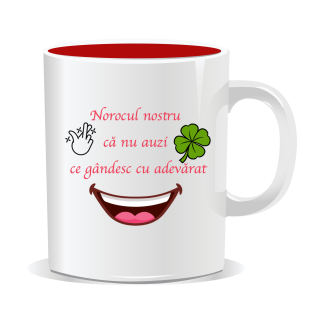 Cană personalizată cu mesaj amuzant