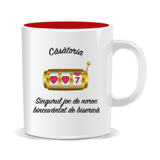 Cană personalizată cu mesaj amuzant