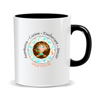 Cană personalizată cu zodiac, horoscop Săgetător