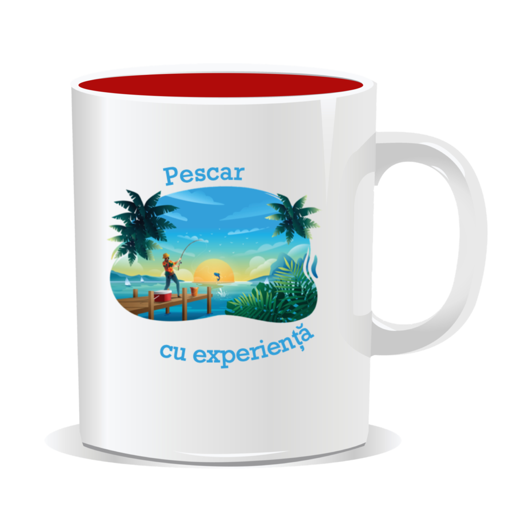 Cană personalizată pentru pescari