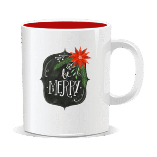 Cana personalizata de Craciun, Be Merry