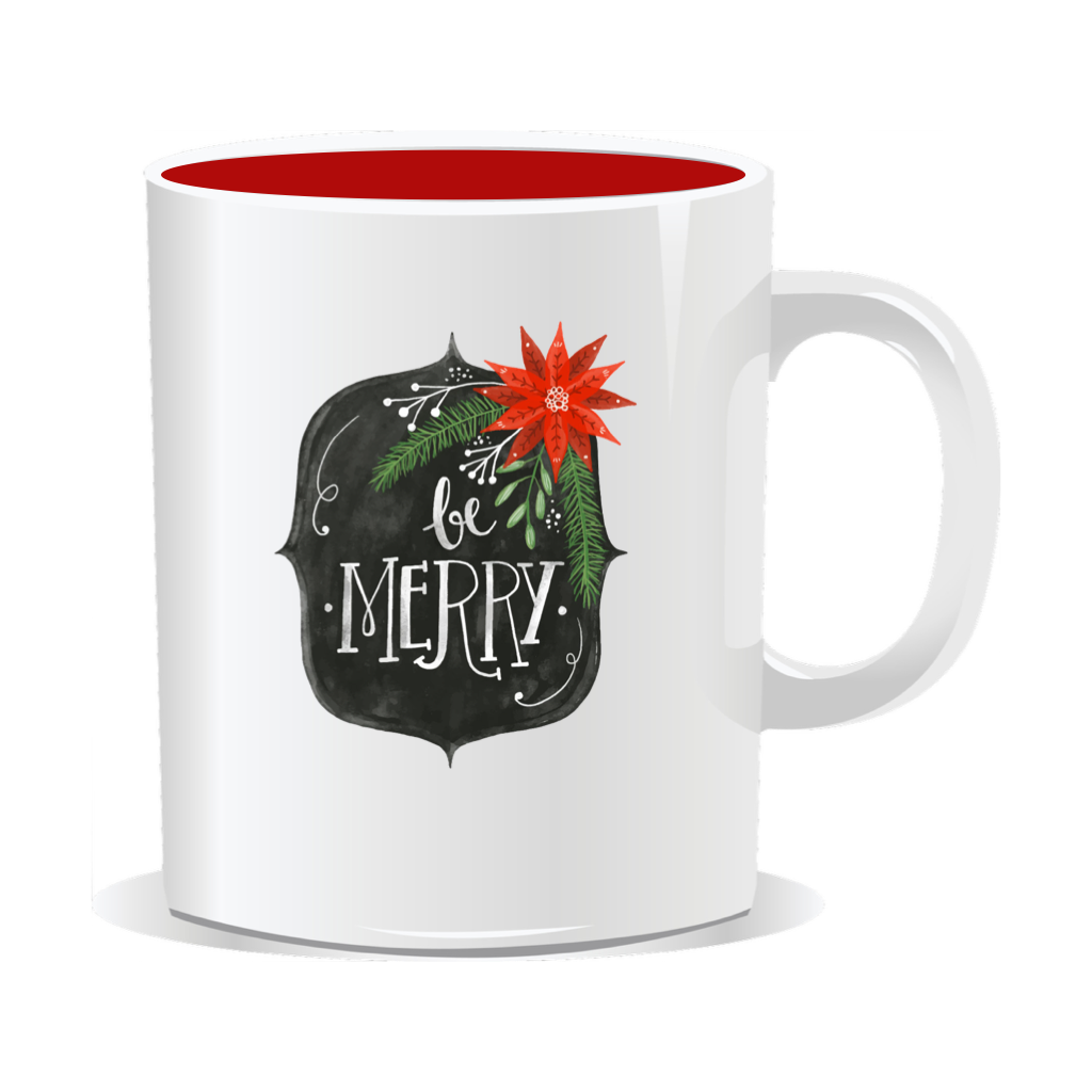 Cana personalizata de Craciun, Be Merry